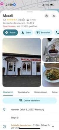 Mazali restaurant 