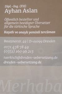 ASLAN ÜBERSETZUNGS- UND DOLMETSCHERBÜRO