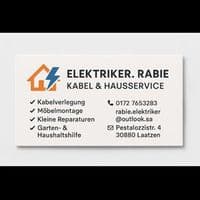 Elektriker Kabel Verlängerung . Hausservice und Glasfaser.